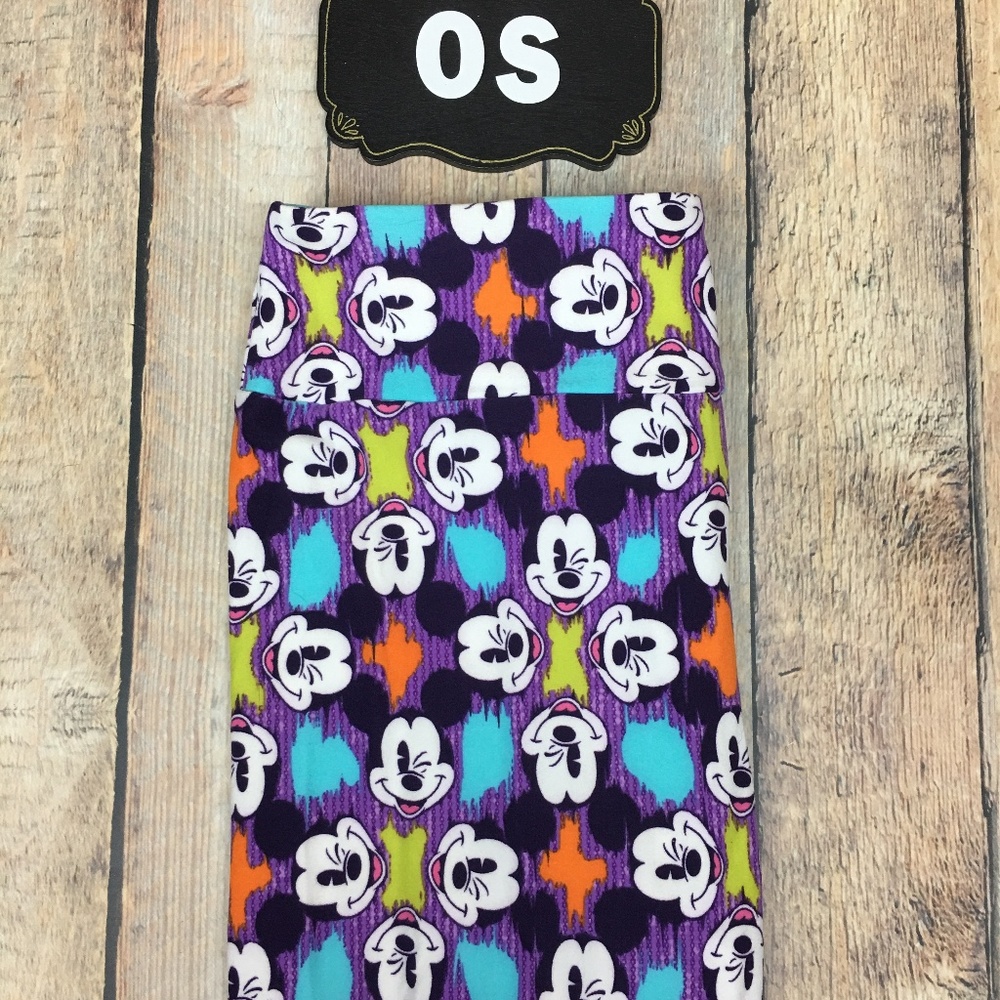 LuLaRoe OS Mickey Mouse Disney Leggings